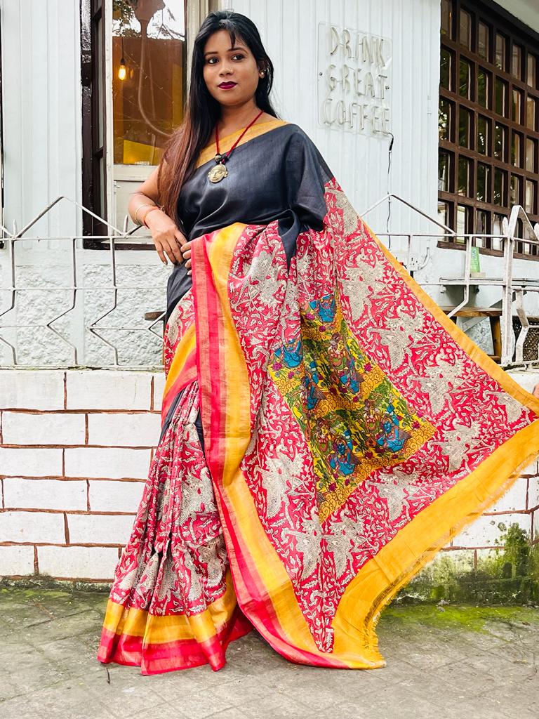 Gachi tussar saree